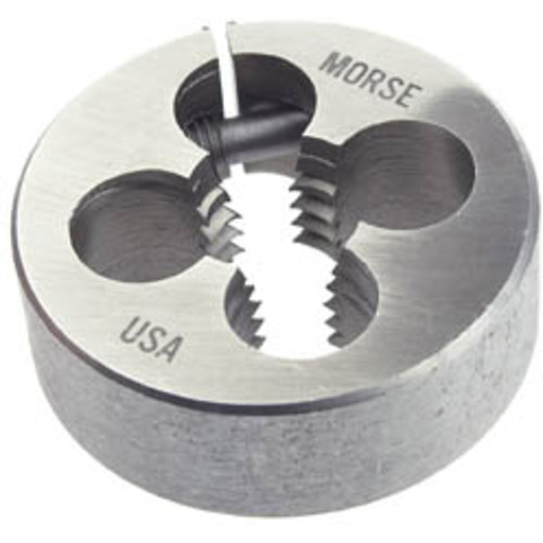 Picture of Morse Cutting Tools 31546 1/2-13 X 1-1/2 HSS Round Adjustable Die Threading Die